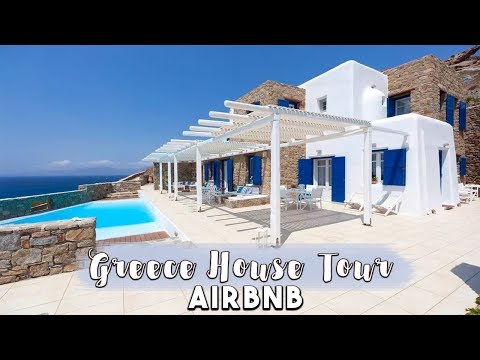 MYKONOS AIRBNB HOUSE TOUR!