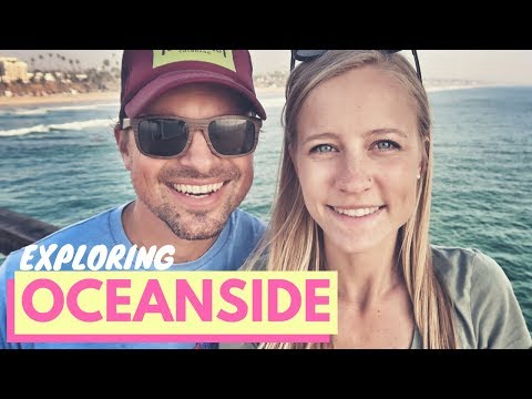 Exploring Oceanside, California 🏝🌊 The Strand, Oceanside Pier &amp; Veggie Grill 😍👍RV Life Full Time