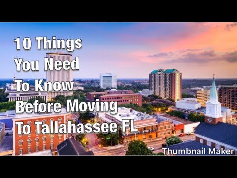 10 Things You Need To Know Before Moving To Tallahassee FL|| State Capital Part#1