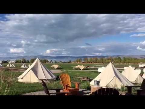 Glamping in Bear Lake UTAH - Conestoga Ranch review and tour