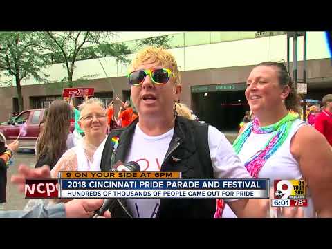 Cincinnati Pride Parade and Festival draws big crowd