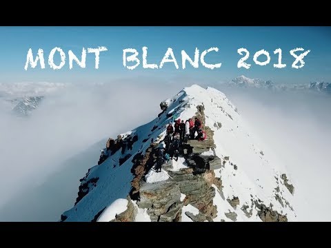 CLIMBING MONT BLANC with DRONE 2018