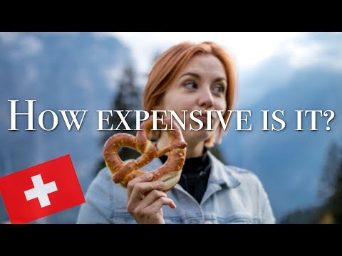 A full day of eating in SWITZERLAND - How expensive is it while travelling? (Vegetarian)