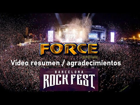 Barcelona Rock Fest 2022 Official Aftermovie | FORCE Hard &amp; Heavy