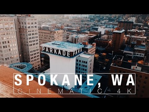 Spokane, Washington [4K Drone]