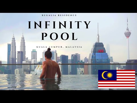 Beautiful rooftop infinity pool - Regalia Residence | Kuala Lumpur, Malaysia