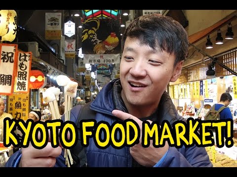 Kyoto Japan Street Food Tour! Nishiki Market