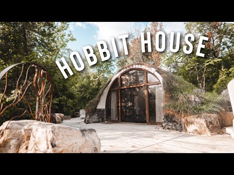 HOBBIT HOUSE AIRBNB TOUR! | Dome Home With A Waterfall!