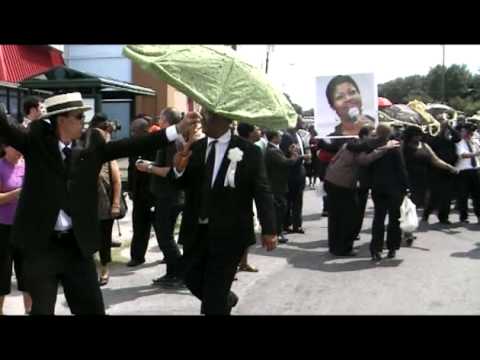 You better second line! Jazz funeral in New Orleans for Juanita Brooks