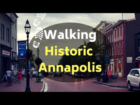 Walking the streets and alleyways of Historic Annapolis MD