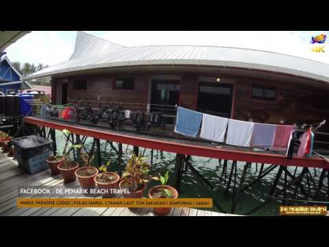 Mabul Paradise Lodge | Pulau Mabul | Sabah Go Pro 4K