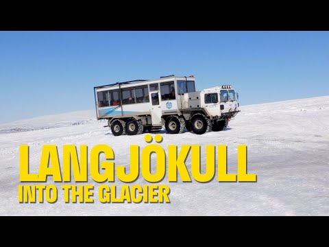 Ice caves of Langjökull Glacier in Iceland (2019)