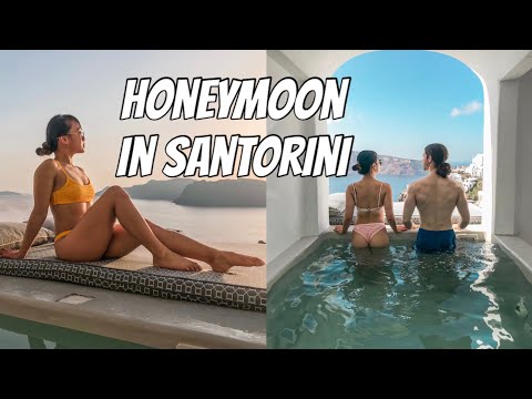 Honeymoon in a &quot;Cheap&quot; LUXURY Suite in OIA, SANTORINI | Greece TRAVEL VLOG