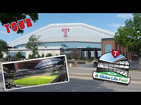 Globe Life Field Tour of New Texas Rangers Ballpark