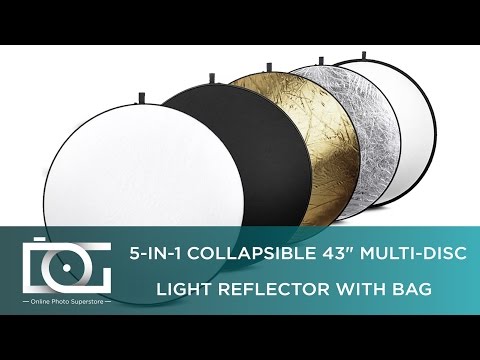 Collapsible 5-in-1 Multi-Disc Light Reflector | How to Use | Tutorial