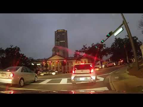 Driving through Downtown Tallahassee, Florida