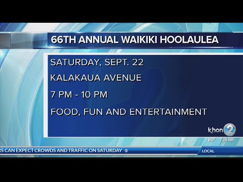 It&#039;s that time of year, Aloha Festivals Waikiki Hoolaulea