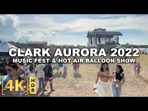 Hot Air Balloon Show &amp; Music Fest at Clark Aurora 2022 | Pampanga | Walk Tour | 4K HDR | Philippines