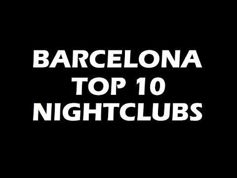 Best PARTY in BARCELONA - TOP10 Nightclubs 2022
