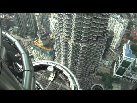[HD] Petronas Twin Tower Skybridge (Lvl 41) &amp; Observation Deck (Lvl 86) Visit