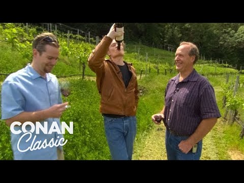 Conan Goes Wine Tasting In Napa Valley | Late Night with Conan O’Brien