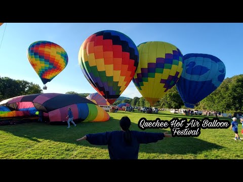 Quechee Hot Air Balloon Festival- Vermont,USA! So Magical!