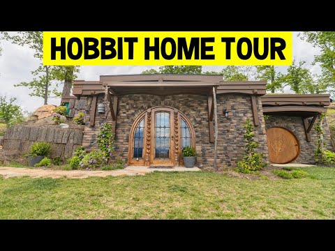 LUXURY LORD OF THE RINGS HOBBIT HOME! (Full Earth House Airbnb Tour)