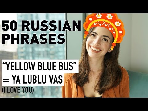 50 COMMON PHRASES IN RUSSIAN: BASIC RUSSIAN