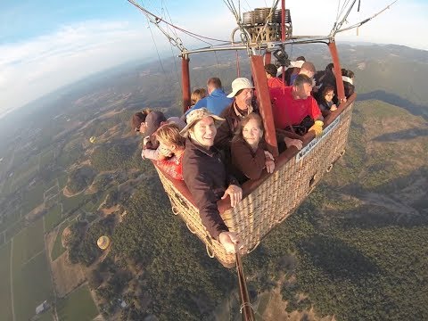 Hot Air Balloon Ride in Napa Valley - Shot with GoPro Extension Arm