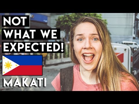 TOURISTS FIRST TIME IN MAKATI - Manila, The Philippines