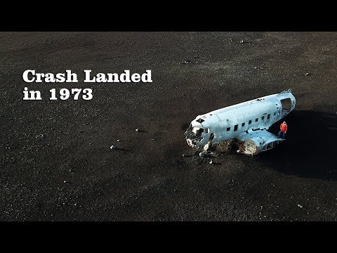 Plane Wreck on an Iceland Beach