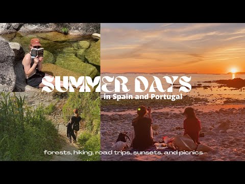 SUMMER days in Galicia &amp; Northern Portugal 🌞 forests, hiking, picnics, &amp; sunsets | SPAIN VLOG