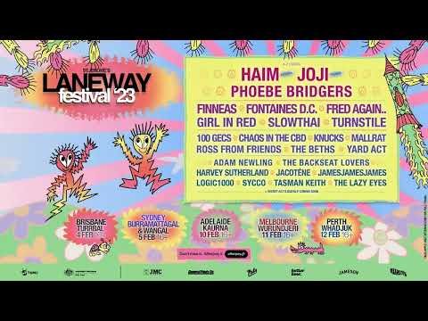Laneway Festival 2023 Line-Up Announcement!