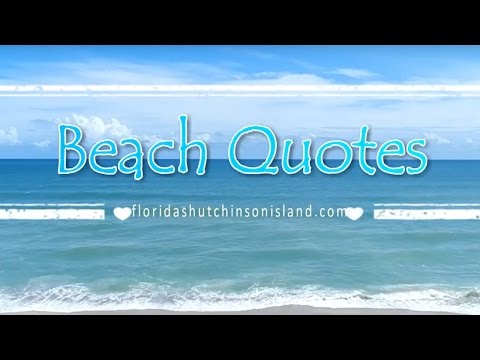 Beach Quotes - Inspirational Sayings with Beach and Ocean Waves [HD]