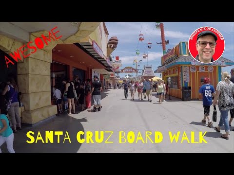 Santa Cruz Beach Boardwalk 😃 California #santacruz #boardwalk