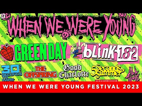Green Day &amp; Blink-182 To Headline When We Were Young Festival 2023 | News
