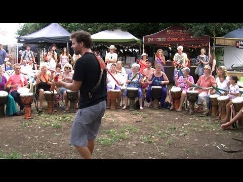 Byron Elder Beats at Harmony Day Artisan Market