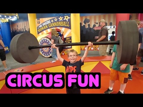 Circus Family Fun | Indianapolis Children&#039;s Museum Exhibit | Human Cannonball Guide for Parents