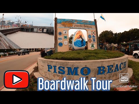 Tour Of Pismo Beach Boardwalk.. during lockdown.. #PismoBeach