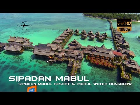 Amazing Mabul Water Bungalow Resort Tour + Aerial footage