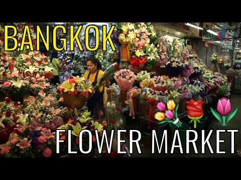 BANGKOK FLOWER MARKET | Pak Klong Talad