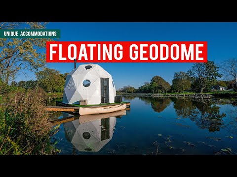 FLOATING GEODOME in ONTARIO! | Full Geodesic Dome Tour!