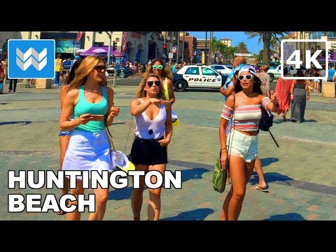 Explore and Visit Huntington Beach, California - Sights &amp; Sounds | Travel Guide 【4K】