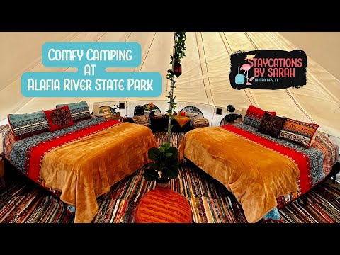 Staycations By Sarah: Comfy Camping Glamping Alafia River State Park Hillsborough County Florida