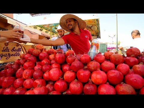 Morocco Street Food - MARRAKESH&#039;S BEST STREET FOOD GUIDE! CRAZY Halal Food tour in Morocco!!