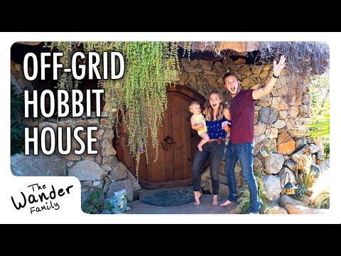 Off-Grid Hobbit House Tour | The Wander Family &quot;Stays&quot;