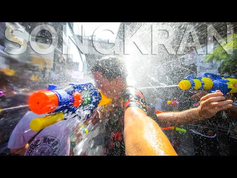 SONGKRAN FESTIVAL in THAILAND - World&#039;s BIGGEST Water Fight