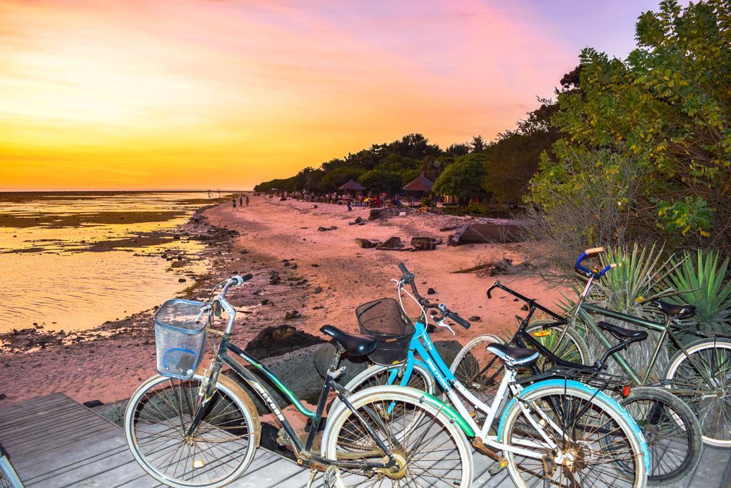 Bikes-Gili Trawangan o que fazer