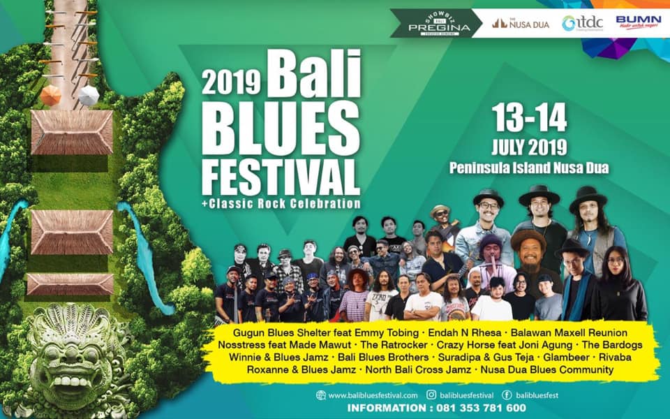 Bali Blues Music Festival Bali Line-up 2019