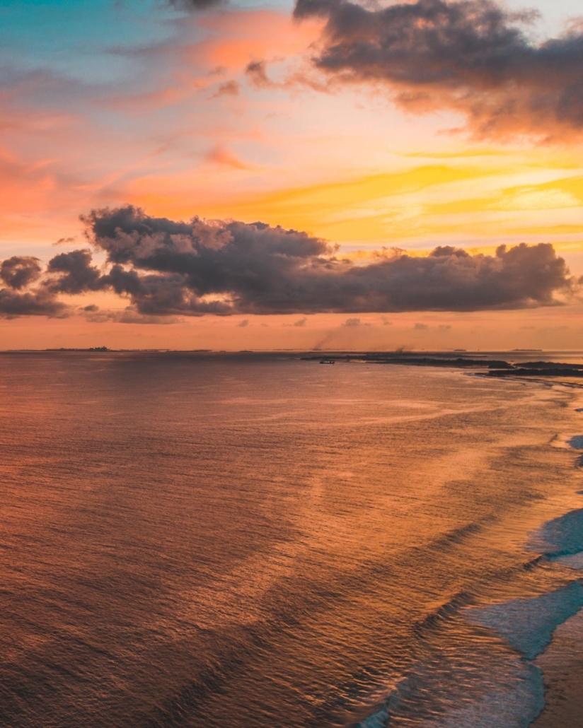 Thulusdhoo Island Maldives Sunset